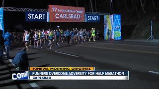 "Lucky 13" runner overcomes lifetime of adversity to run in Carlsbad Marathon