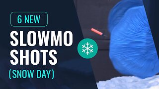 6 New Slow Motion Videos (Snow Day!)