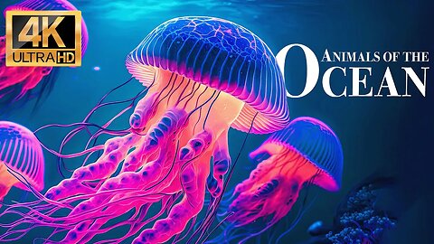 животные океана 4k - Замечательный фильм о дикой природе с успокаивающей музыкой