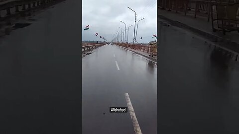 independence day celebration allahabad Ganga bridge #indipendenceday #prayagraj