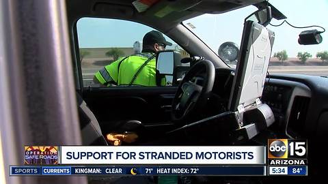 DPS roadside assistance crews put their lives on the line to help stranded motorists