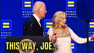 It’s Getting SO BAD they have to send JILL out to SHOW JOE where to EXIT the Stage 🤦‍♂️