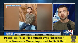 Posobiec: False Flag Attack Was "Botched" — The Terrorists Were Supposed to Be Killed