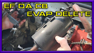 How to Delete the Evap System on a Honda Civic - Accord - Prelude - Integra - DA EF CB BA