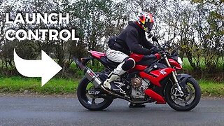 BMW S1000R: Launch Control with FULL Exhaust System