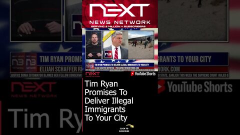 Tim Ryan Promises To Deliver Illegal Immigrants To Your City #shorts