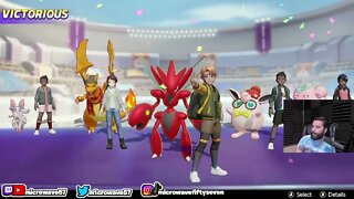 Pokemon UNITE - 22 Elimination RANKED Win as Scyther