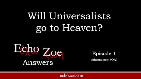 Echo Zoe Answers (Ep. 1)