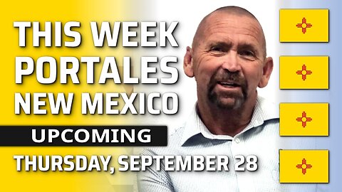 LIVE in Portales - 5:30pm this Thursday, September 28, 2023