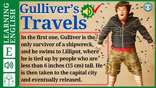 learn English through story level 3 🍁 Gulliver's Travels | WooEnglish