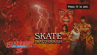 Streets Of Rage 2 - Skate Hunter Longplay: Retro Sega Genesis/Mega Drive Beat-Em-Up Adventure