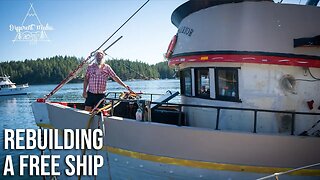 Man restores large boat he got for FREE! | Documentary