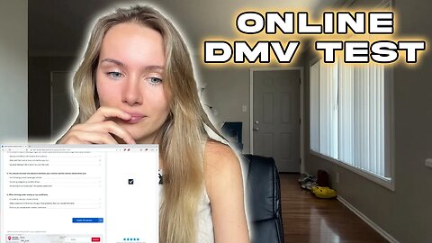 Russian Girl Takes DMV Test Online! I Am Learning To Drive!!!