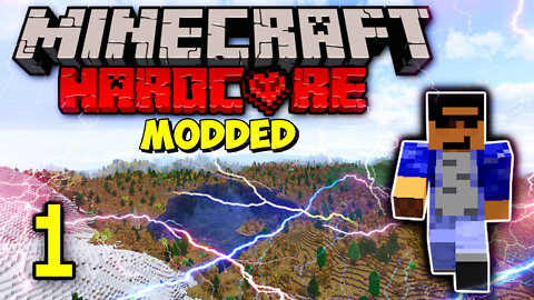 Hardcore Modded Minecraft Let's Play Ep.1 - How Long Will I Survive?