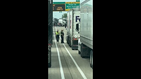 Police Pulling Over People Cutting Off Border Line