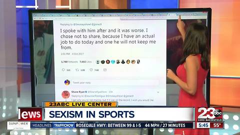 Sexism still seen in sports reporting