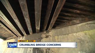 Old crumbling Amherst railroad bridges raise safety concerns among residents
