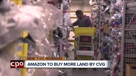 Amazon buying more land at CVG for future hub