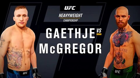 EA Sports UFC 4 Gameplay Conor McGregor vs Justin Gaethje