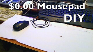 Explained: DIY Custom Gaming Mouse Pad (for $0)