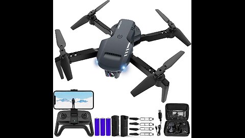 RADCLO Drone with Camera - 1080P HD FPV Foldable Mini Drone