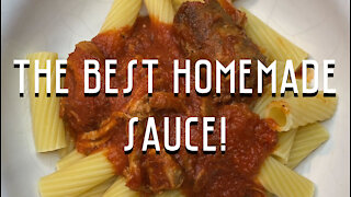 The Best Homemade Sauce with Sausage and Braciola