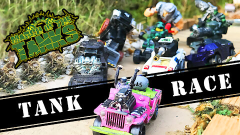 March of the Tanks - Modified Hot Wheels Tank Race at Destruction Drop - Diecast Racing