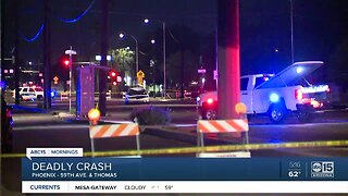 Phoenix police are investigating a fatal crash involving a pedestrian