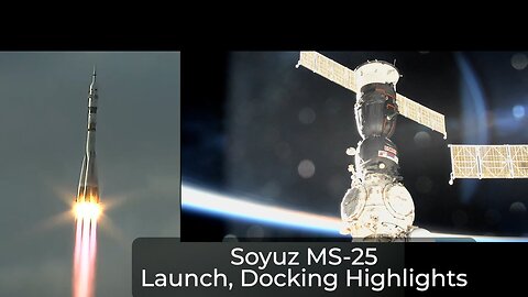Expedition 70/71Soyuz MS-25 Launch, Docking Highlights - March, 2024