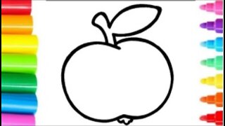 Drawing a APPLE for Picture