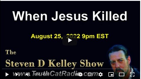 SDK_OTG Aug. 25th, 2022 When Jesus killed