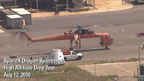 SpaceX Testing - Dragon Drop Test (HD)