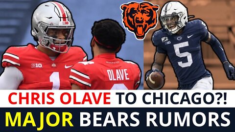 MAJOR Bears Rumors: Chris Olave WANTS To Play With Justin Fields? Draft Jahan Dotson Or David Bell?