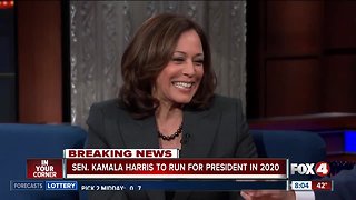 Kamala Harris jumps into presidential race