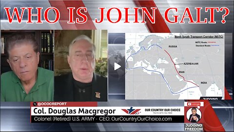 JUDGING FREEDOM W/ Col. Douglas Macgregor: Escalation at Israel’s Borders. JGANON, SGANON