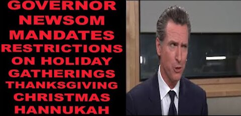 Ep.188 | GOVERNOR NEWSOM MANDATES RESTRICTIONS ON HOLIDAY GATHERINGS: THANKSGIVING & CHRISTMAS 2020