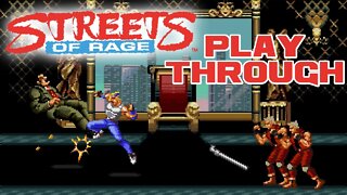 Streets of Rage - Sega Genesis Playthrough 😎Benjamillion