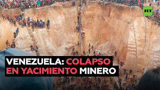 Un yacimiento minero se derrumba al sur de Venezuela