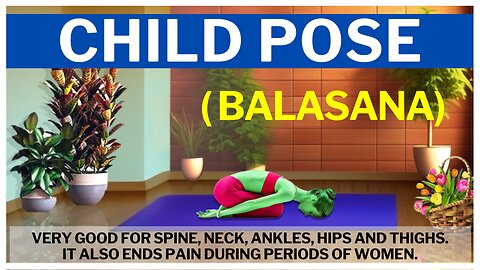 Child Pose - A Relaxing Yoga Pose for Deep Relaxation and Stress Relief