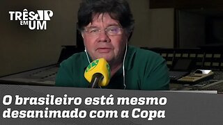 Marcelo Madureira: "O brasileiro está mesmo desanimado com a Copa"