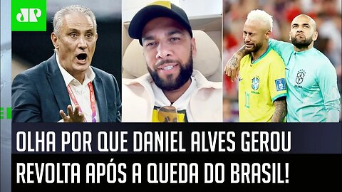 ARROGANTE? Daniel Alves IRRITA e REVOLTA torcedores após ESSE POST sobre a QUEDA do Brasil na Copa!