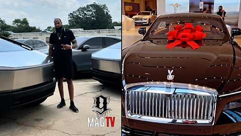 Slim Thug Cashes Out On A $120k Tesla Cybertruck & A Rolls Royce Spectre In The Same Week! 💰