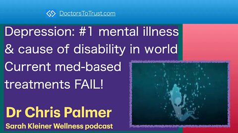 CHRIS PALMER 1 | Depression: #1 mental illness/cause of disability Current med-based treatments FAIL