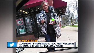 Community remembers two men killed in separate crashes Tuesday night