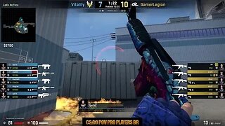 CSGO POV Vitality ZywOo (29/15) vs GamerLegion (Nuke) @ Grande Final Paris Major 2023