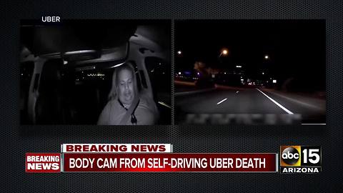 Tempe police have just released new body camera video of a deadly crash involving a self-driving Uber car