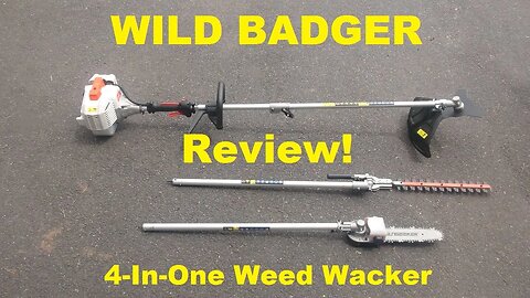 Badger 4 IN 1 Weed Wacker Product Review