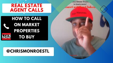 Calling On Market Properties with AGENTS Live Real Estate Calls with Chris Monroe from St Louis