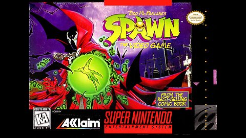 Todd Mc Farlane's Spawn Snes Instruction Booklet Manual