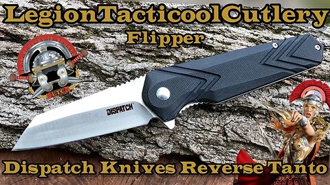 Dispatch Knives Reverse Tanto Flipper - DP8114-BK